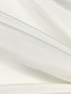 Penguin White 100% Silk Crepe De Chine - NY Designer - 55W