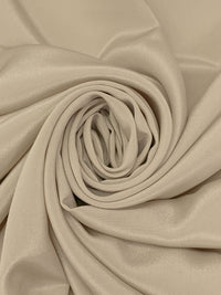 Pebble Tan 100% Silk Crepe de Chine - NY Designer - 54W