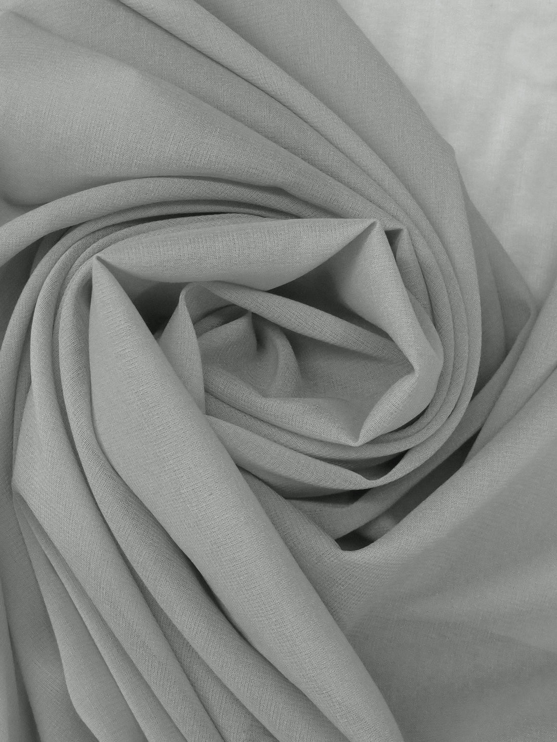 Moon Gray Silk/Lycra Stretch Chiffon - NY Designer - 53W