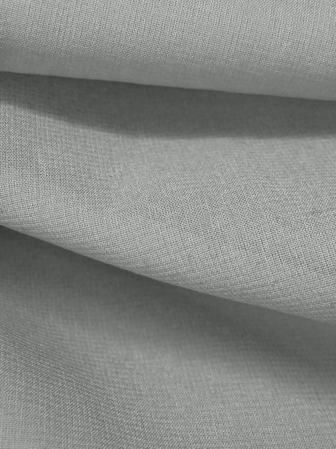 Moon Gray Silk/Lycra Stretch Chiffon - NY Designer - 53W