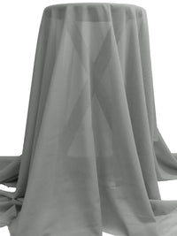 Moon Gray Silk/Lycra Stretch Chiffon - NY Designer - 53W