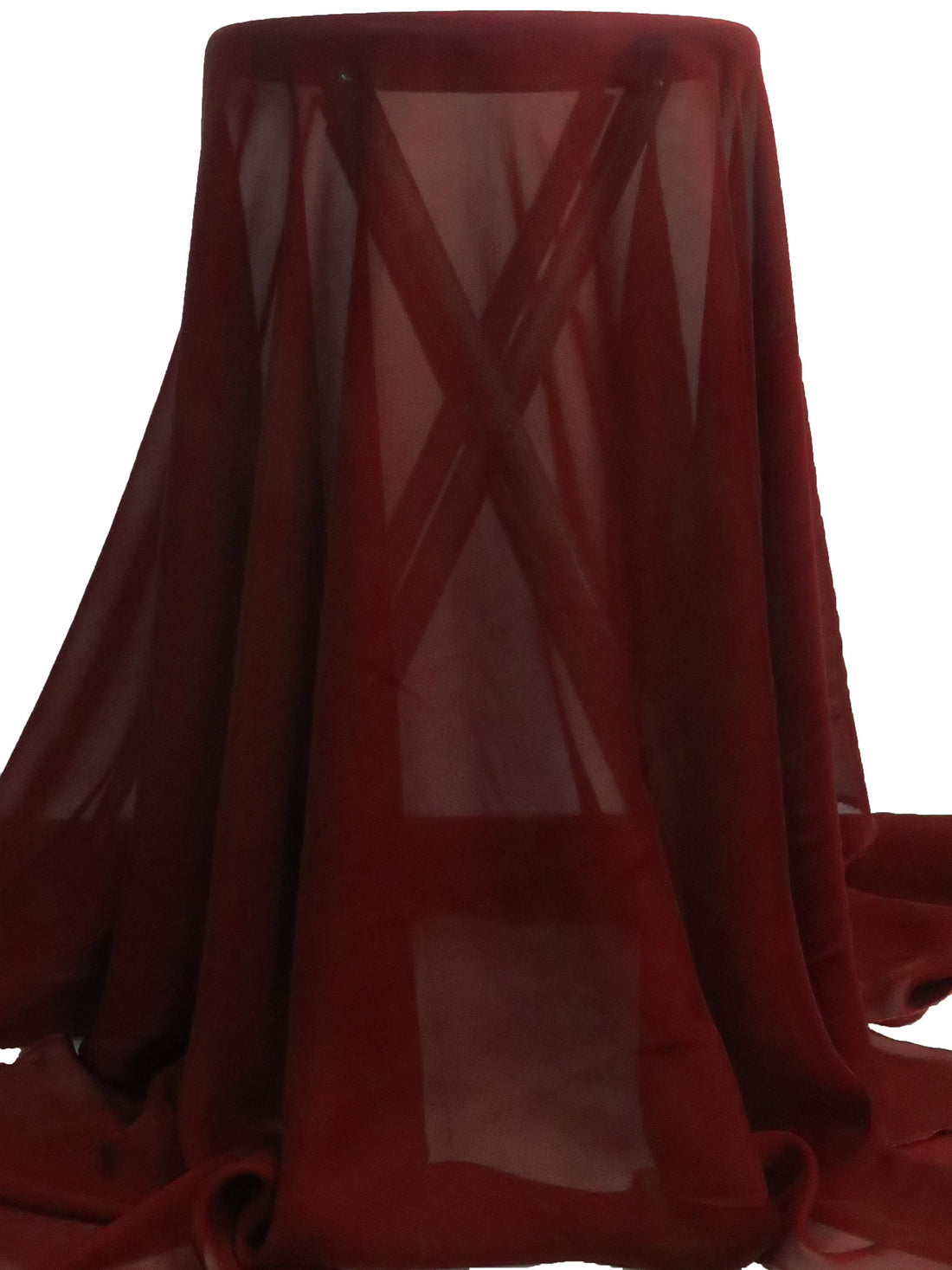 Bulgarian Rose 100% Silk Stretch Chiffon - NY Designer - 52W