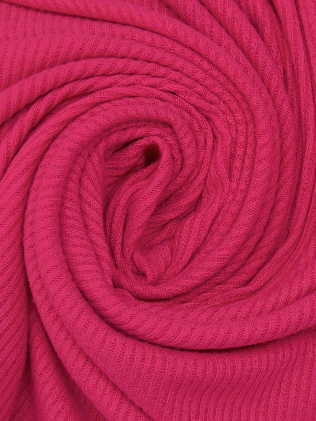 Raspberry Pink Polyester/Rayon/Lycra Rib Sweater Knit - Michael Stars - 49W