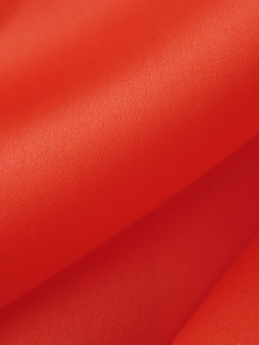 Deep Salamander Orange 100% Silk Satin Faced Organza - NY Designer - 52W