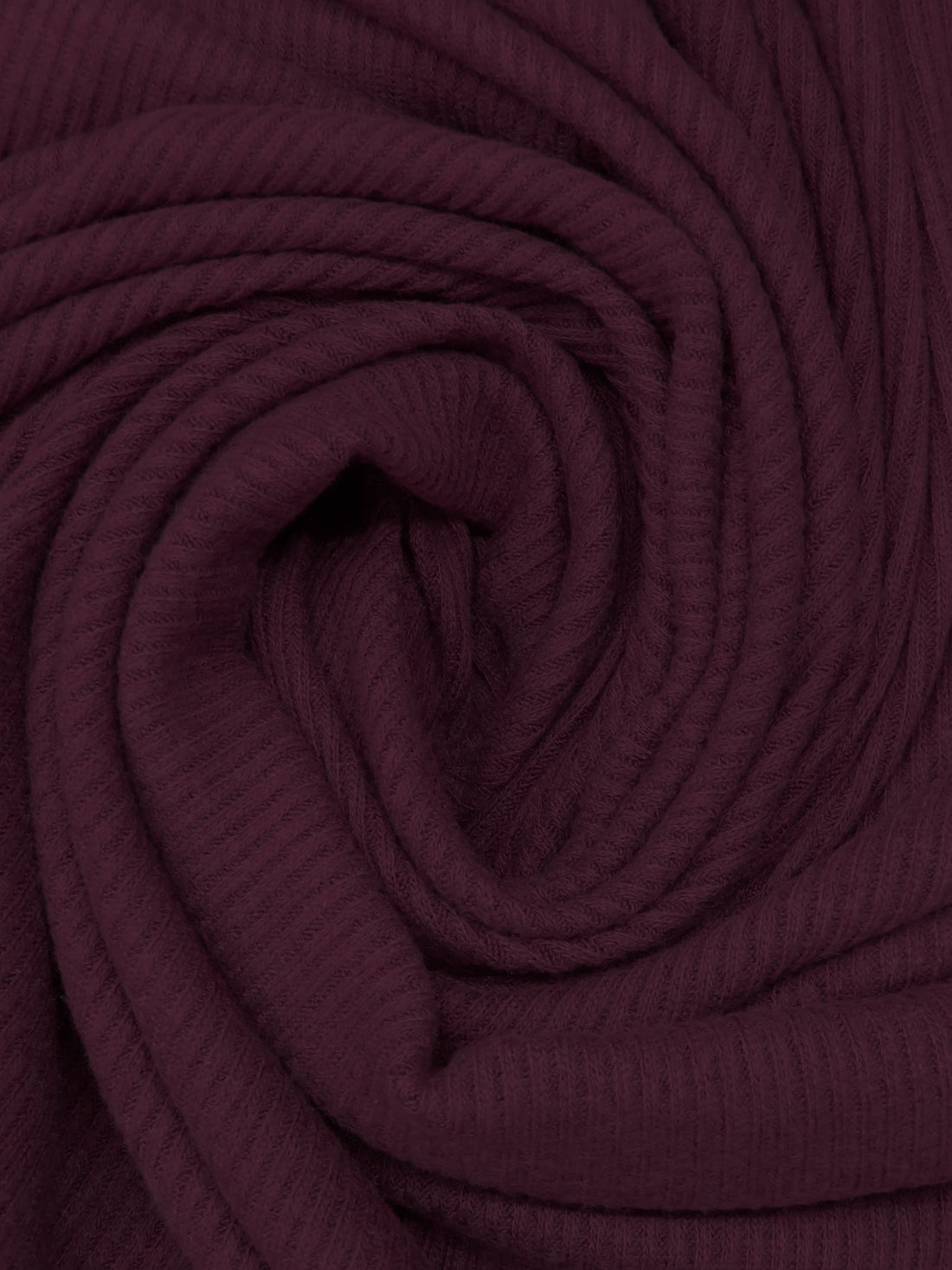 Dark Old Mauve Polyester/Rayon/Lycra Rib Sweater Knit - Michael Stars - 48W
