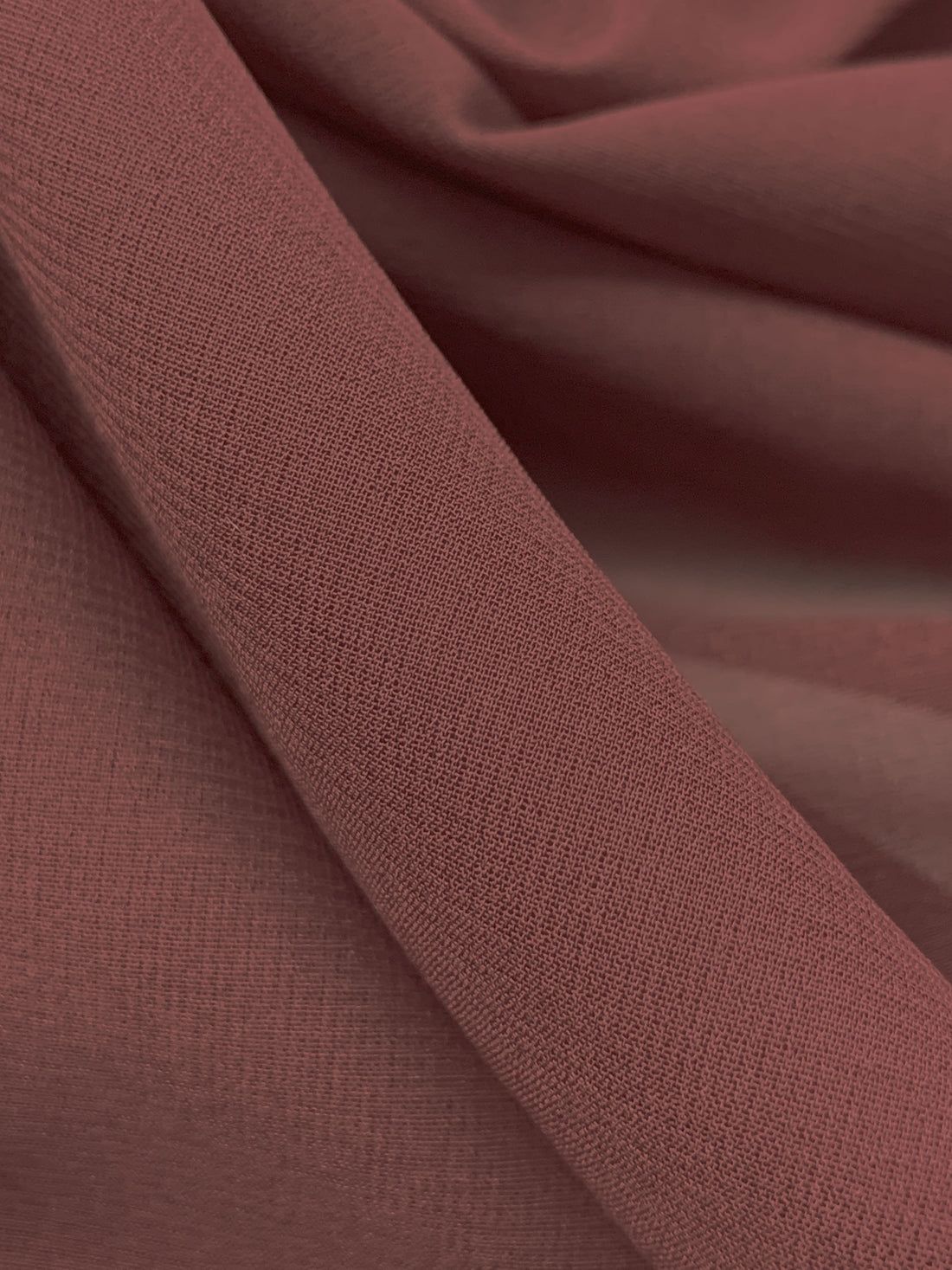 Rose Taupe Silk/Lycra Stretch Chiffon - NY Designer - 54W