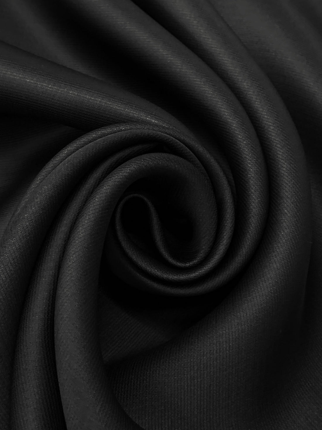 Black 100% Silk Gazar - NY Designer - 58W