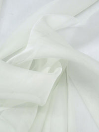 Palest Pistachio Green 100% Silk Organza - NY Designer - 43W