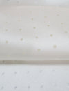 Antique White 100% Silk Laser Cut Dot Charmeuse - NY Designer - 54W