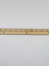 Antique White 100% Silk Laser Cut Dot Charmeuse - NY Designer - 54W