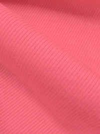 Vivid Light Coral Pink Cotton/Modal/Lycra Rib Knit - Michael Stars - 44W