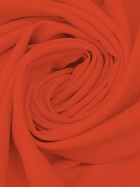 Vermilion Orange Polyester/Lycra Cady Stretch Suiting - NY Designer - 58W