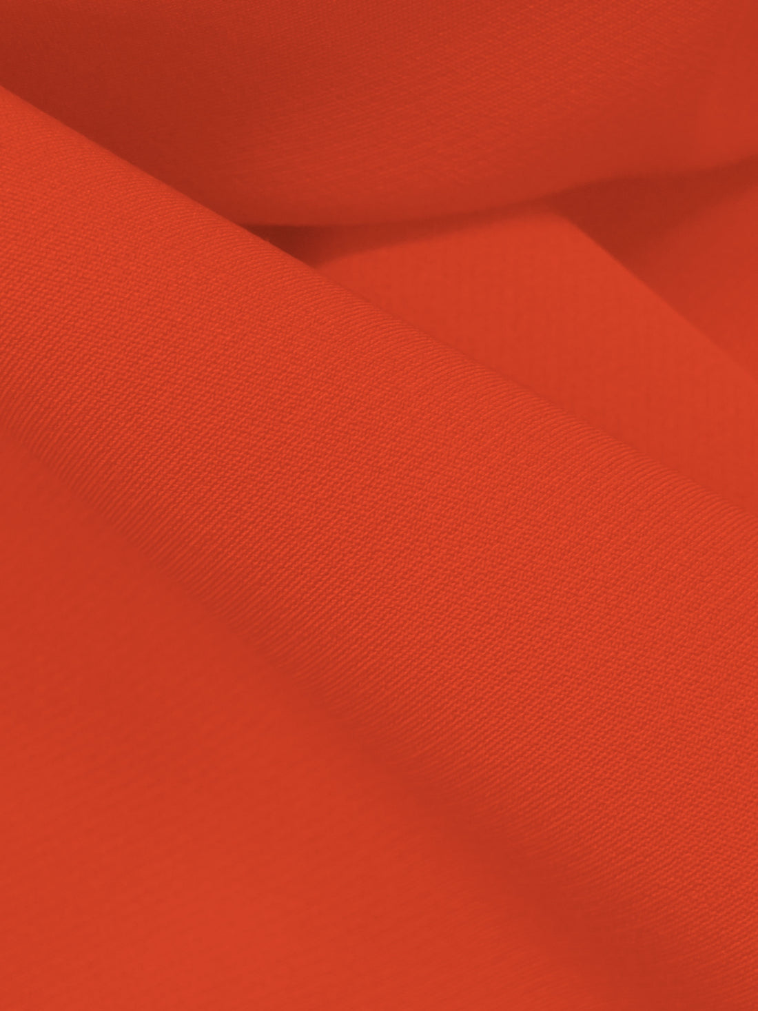 Vermilion Orange Polyester/Lycra Cady Stretch Suiting - NY Designer - 58W