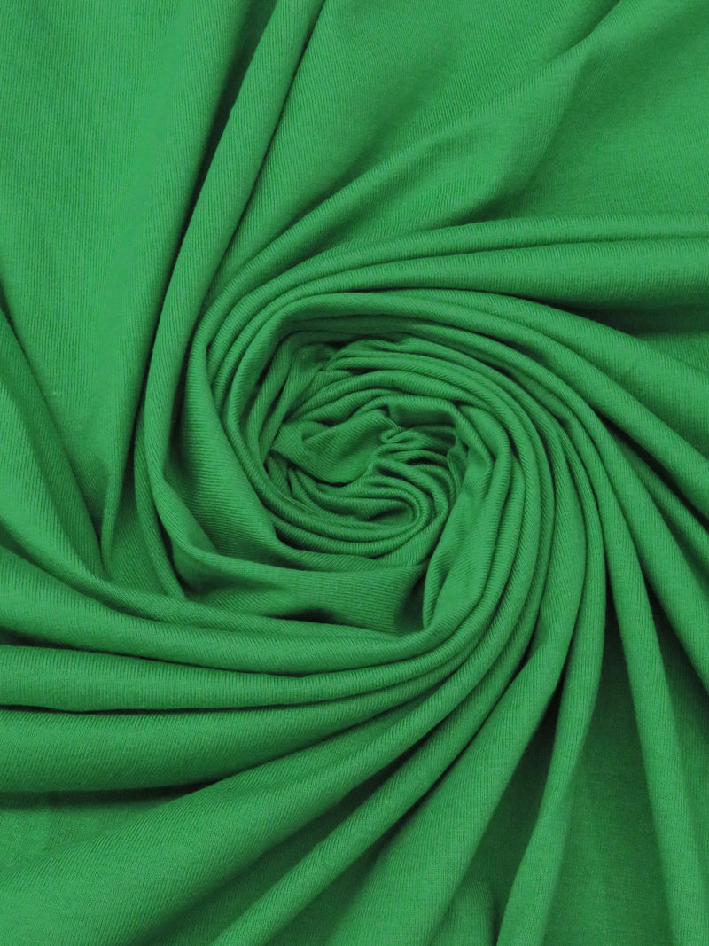 Clover Green Cotton/Polyester Jersey Knit 54W