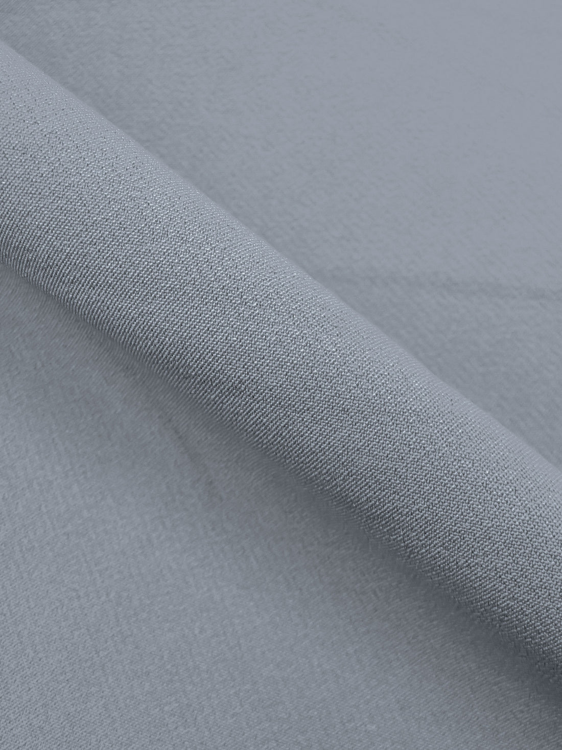 Dusty Blue Polyester/Lycra Cady Stretch Suiting - NY Designer - 57W