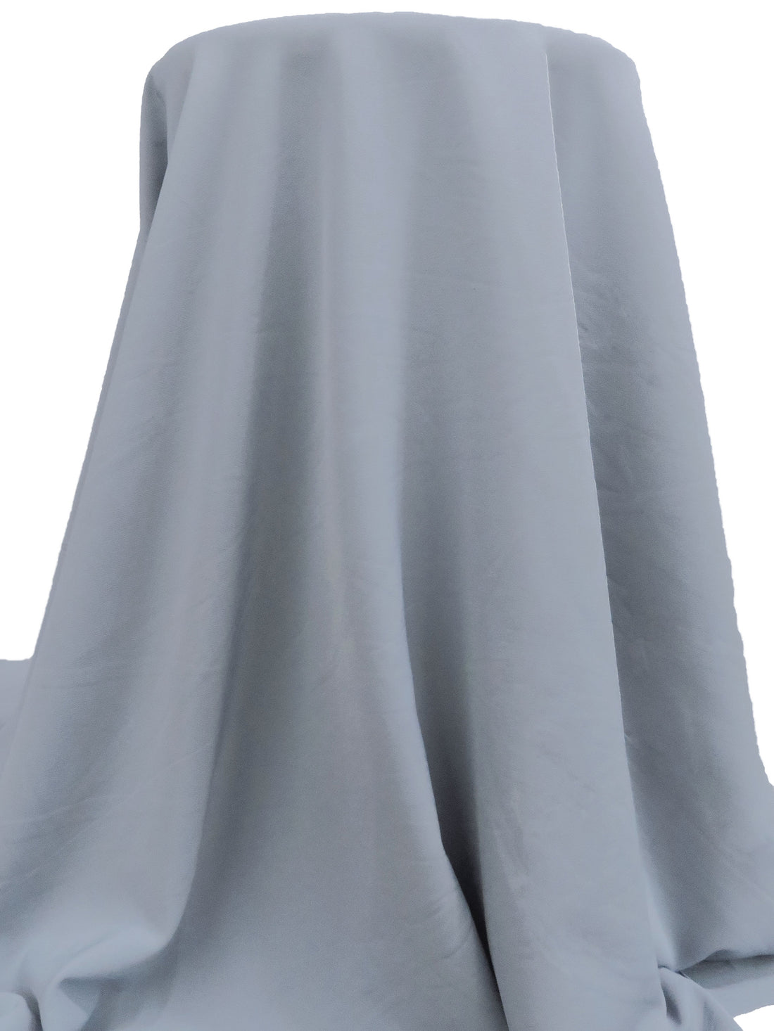 Dusty Blue Polyester/Lycra Cady Stretch Suiting - NY Designer - 57W