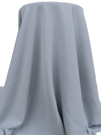 Dusty Blue Polyester/Lycra Cady Stretch Suiting - NY Designer - 57W