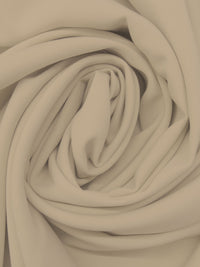 Light Tan Polyester/Lycra Cady Stretch Suiting - NY Designer - 58W