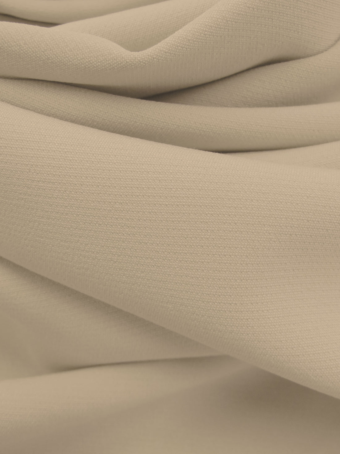 Light Tan Polyester/Lycra Cady Stretch Suiting - NY Designer - 58W