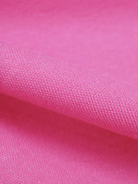 Fruit Punch Pink Cotton/Polyester Interlock Knit 62W