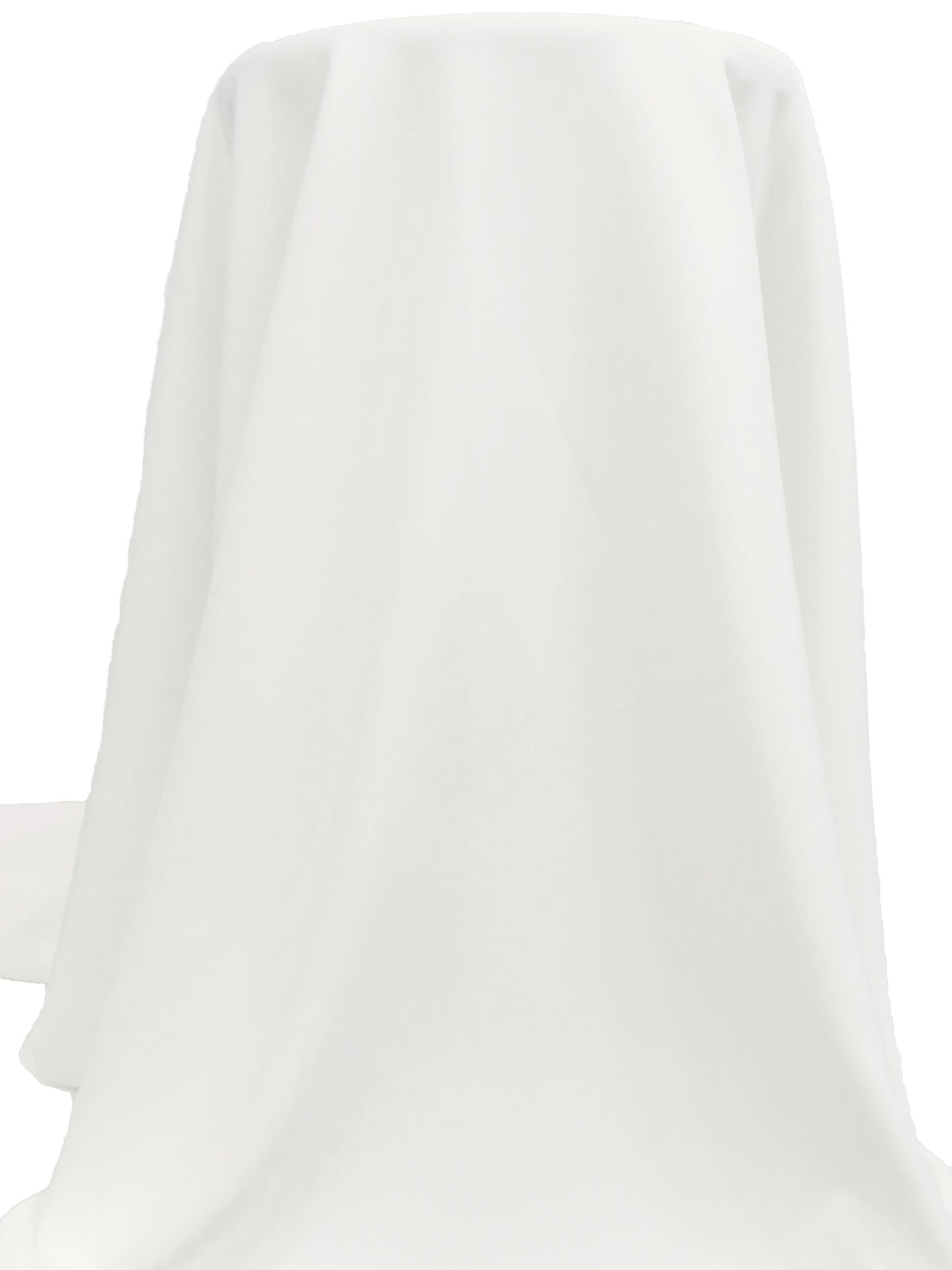 Off-White Polyester/Lycra Cady Stretch Suiting - NY Designer - 58W