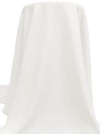 Off-White Polyester/Lycra Cady Stretch Suiting - NY Designer - 58W