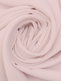 Palest Pink Polyester/Lycra Cady Stretch Suiting - NY Designer - 58W