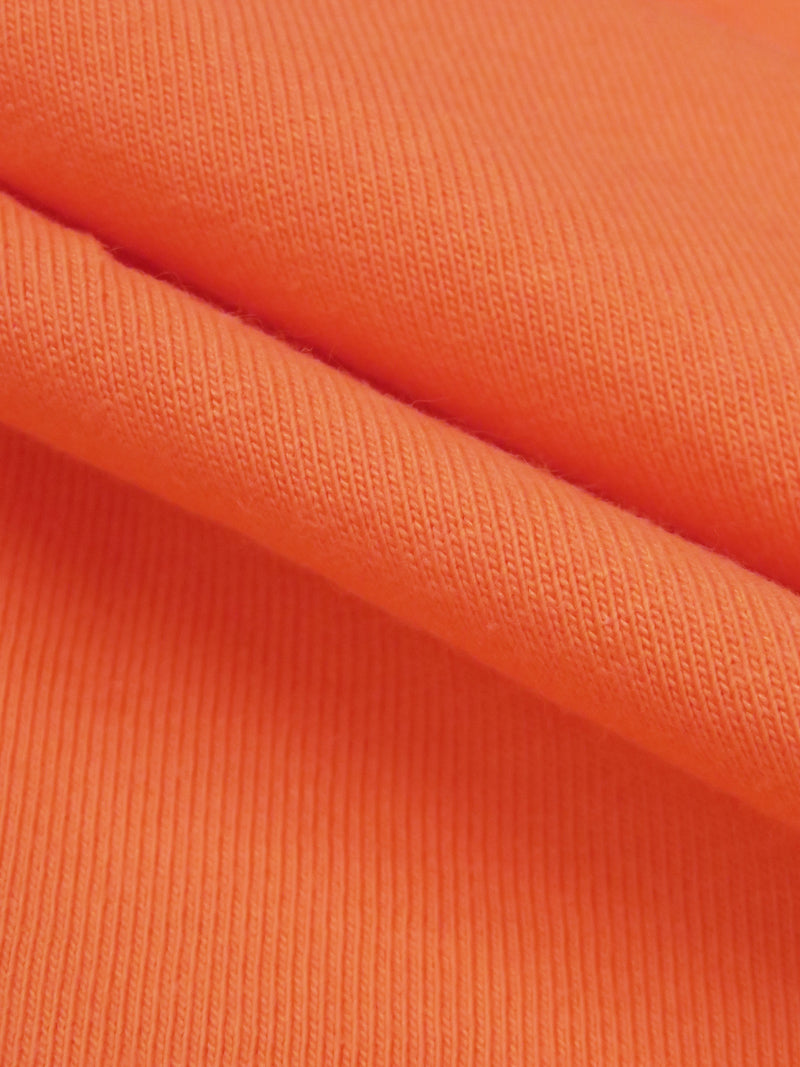 Bright Orange Soda Cotton/Polyester Jersey Knit 72W