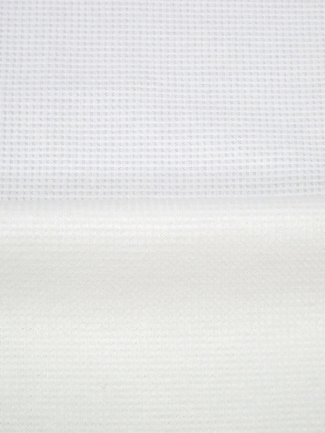 White Cotton/Polyester Thermal Knit 60W