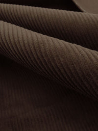 Dark Chocolate Brown 100% Cotton Corduroy 58W