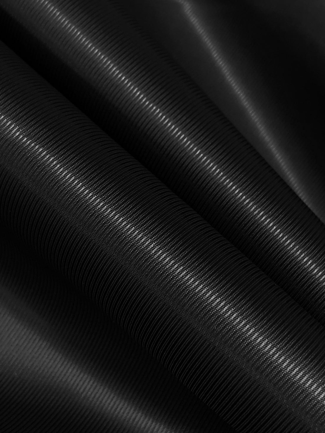 Black 100% Rayon Twill Bemberg Lining - NY Designer - 55W
