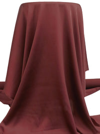 Puce Red Silk/Lycra Double Georgette - NY Designer - 41W