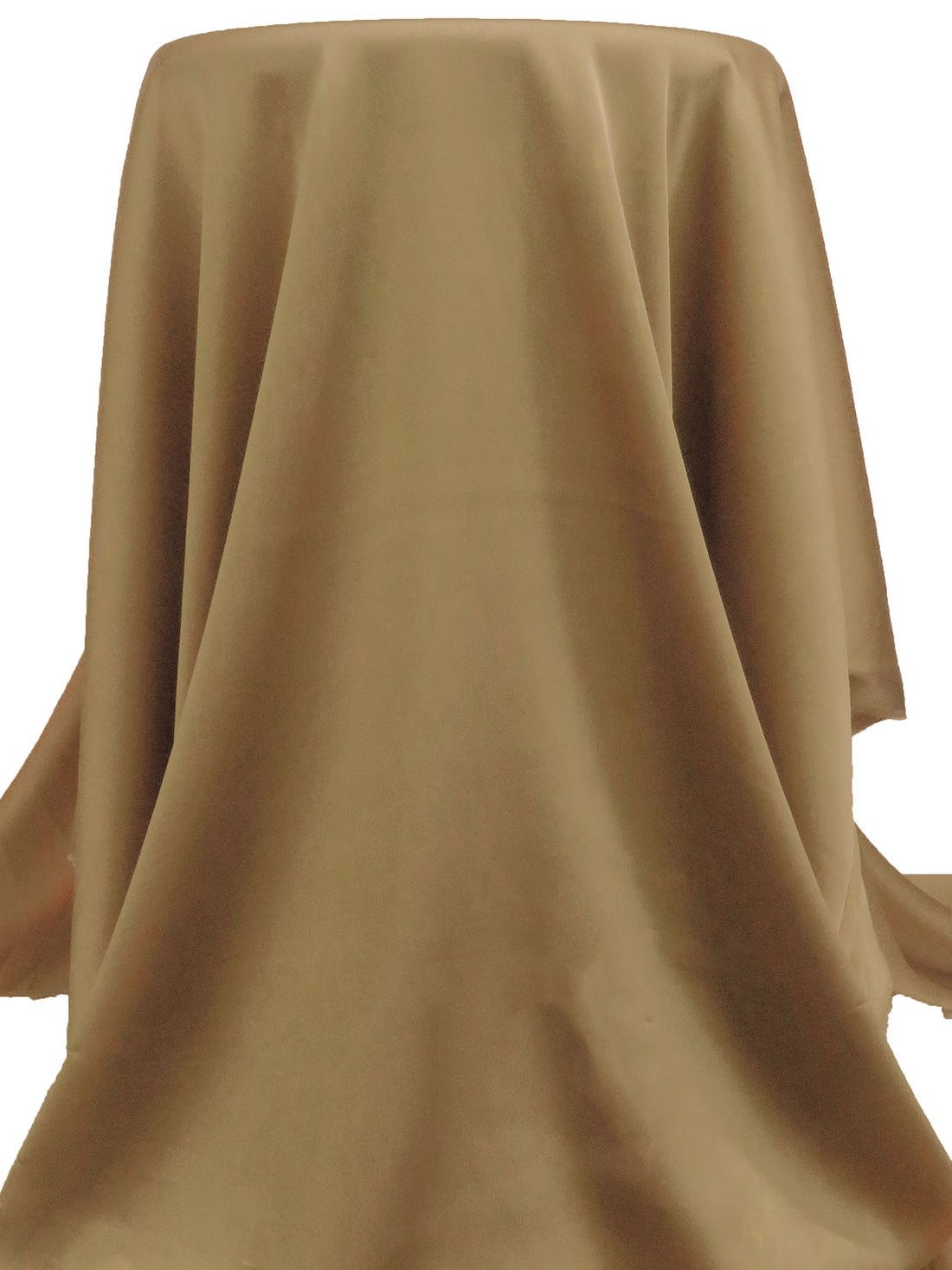 Dirt Brown Silk/Lycra Stretch Satin-Faced Chiffon - NY Designer - 41W