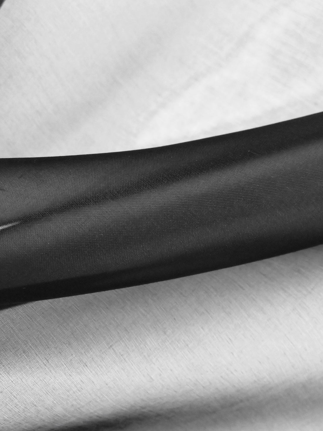 Black 100% Silk Organza - NY Designer - 55W