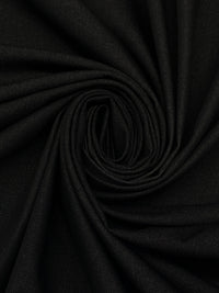 Muted Cool Black Cotton/Polyester/Lycra Stretch Sateen Denim - NY Designer - 56W