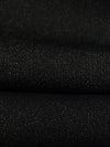 Muted Cool Black Cotton/Polyester/Lycra Stretch Sateen Denim - NY Designer - 56W