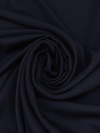 Dark Navy Silk/Lycra Double Georgette - Oscar de la Renta - 40W