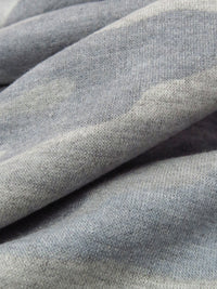 Pewter Gray/Tungsten Gray/Muted Misty Blue/Multi Polyester/Lycra Heathered Camouflage Print French Terry Knit 60W
