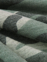 Kale Green/Wet Cement/Muted Black/Multi Polyester/Lycra Heathered Camouflage Print French Terry Knit 60W