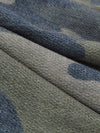 Dark Olive/Muted Black/Pale Cedar Brown/Multi Polyester/Lycra Heathered Camouflage Print French Terry Knit 60W