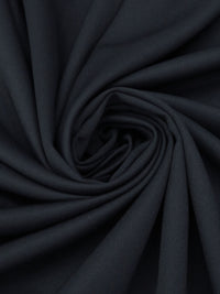 Muted Midnight Navy 100% Worsted Wool Gabardine Suiting - NY Designer - 60W