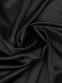 Black Rayon/Silk Satin - NY Designer - 58W