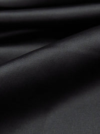 Black Rayon/Silk Satin - NY Designer - 58W