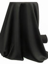 Black Rayon/Silk Satin - NY Designer - 58W