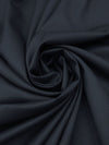 Muted Midnight Navy 100% Worsted Wool Twill Suiting - NY Designer - 57W