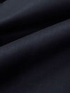 Muted Midnight Navy 100% Worsted Wool Twill Suiting - NY Designer - 57W