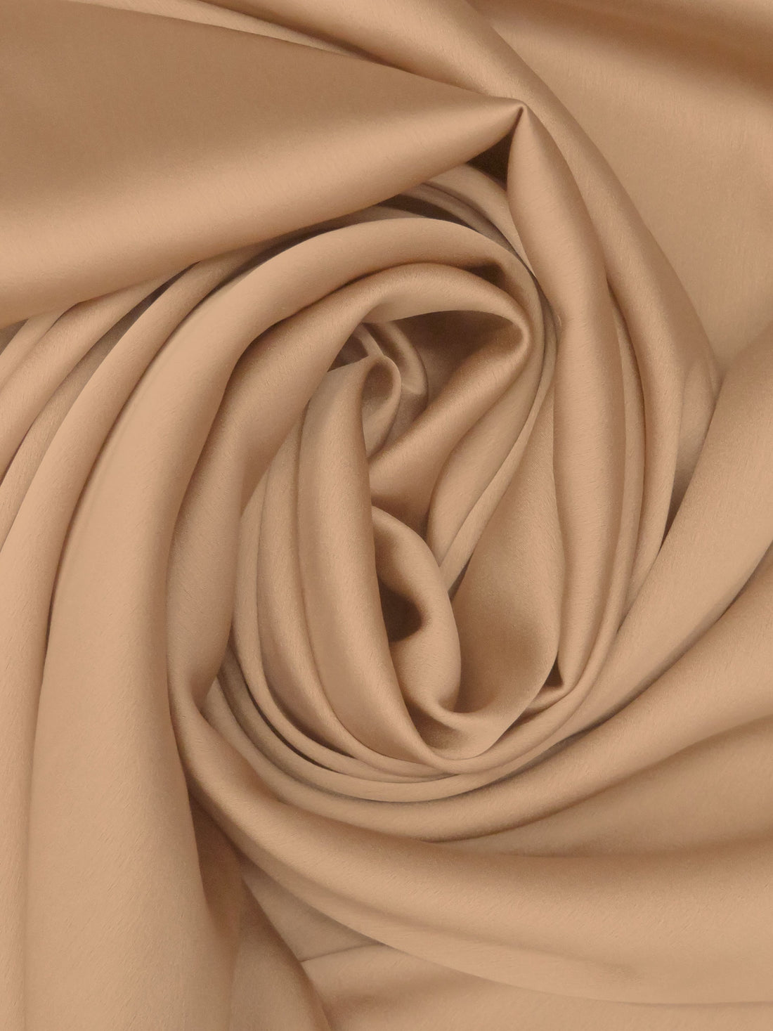 Apricot Beige Silk/Lycra Stretch Charmeuse - NY Designer - 42W