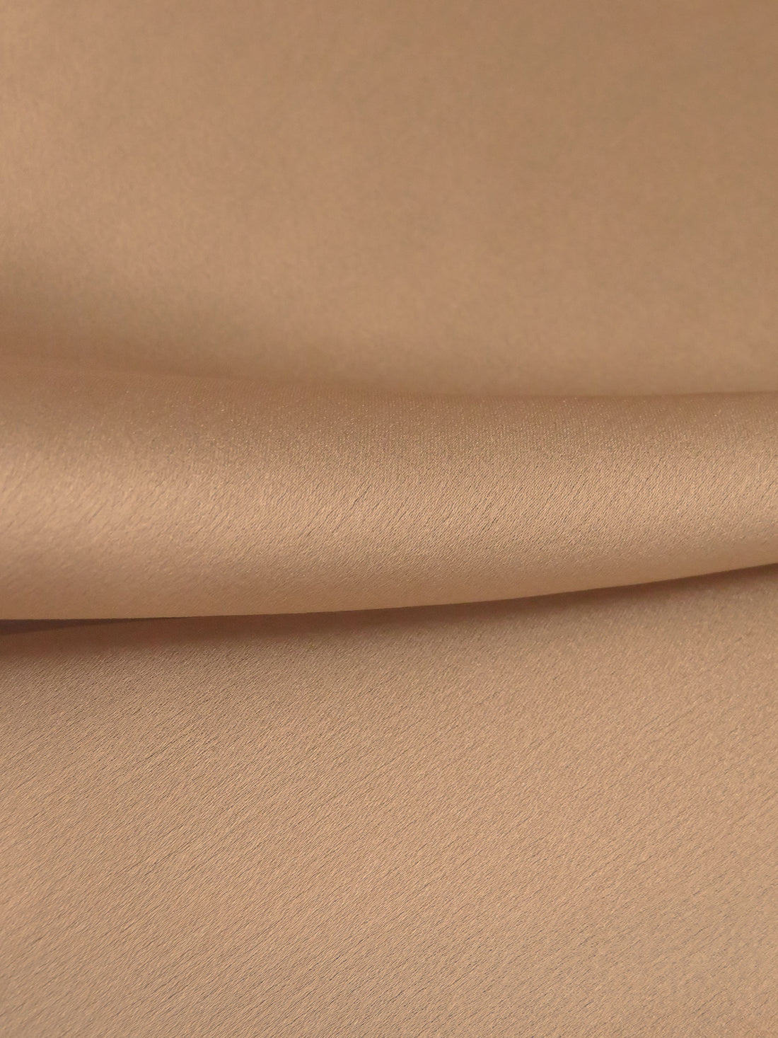 Apricot Beige Silk/Lycra Stretch Charmeuse - NY Designer - 42W