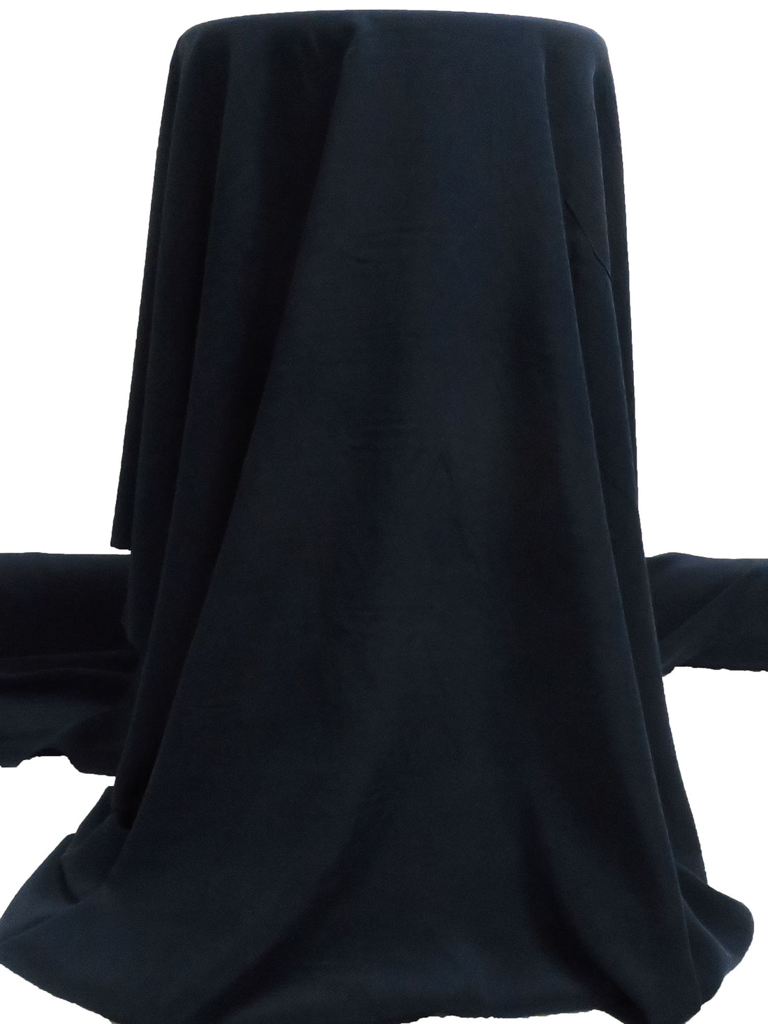 Midnight Navy 100% Silk Sandwashed Crepe De Chine - NY Designer - 43W