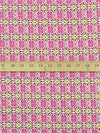 Fruit Punch Pink/Sunflower/Plum/Multi Polyester/Lycra Retro Geometric Print Double Brushed Knit 58W